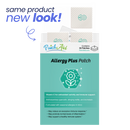 New look, same product. Allergy Plus Patch now vertical patch.