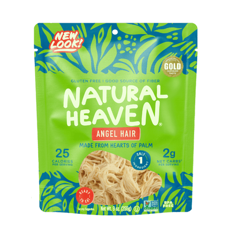 Natural Heaven Corazones de Palmito - Cabello de ángel / Un paquete