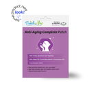Anti-Aging Complete Patch with folate, selenium, vitamins, algae oil, trans-resveratrol and CoQ10 to support healthy hair, skin and nails. Hypoallergenic fabric,