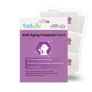 Anti-Aging Complete Patch with folate, selenium, vitamins, algae oil, trans-resveratrol and CoQ10 to support healthy hair, skin and nails. Hypoallergenic fabric; 30 patches.