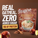 Apple Cinnamon Oatmeal with 15 grams of protein. 