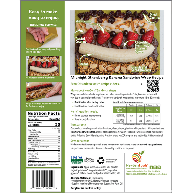 NewGem Foods GemWraps