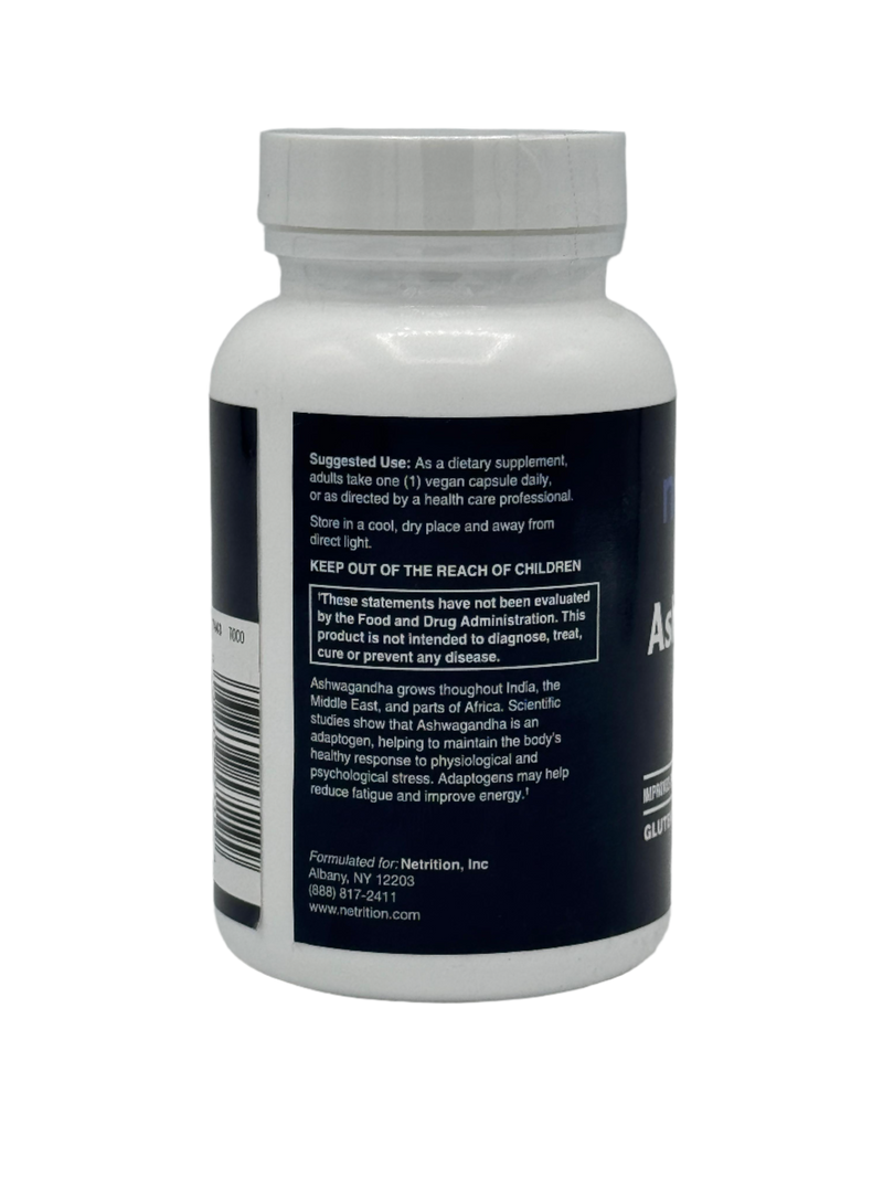 Ashwagandha Extract 500mg Caps by Netrition