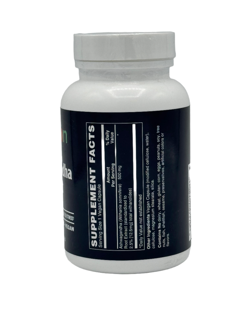 Ashwagandha Extract 500mg Caps by Netrition