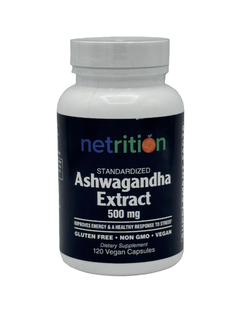 Ashwagandha Extract 500mg Caps by Netrition