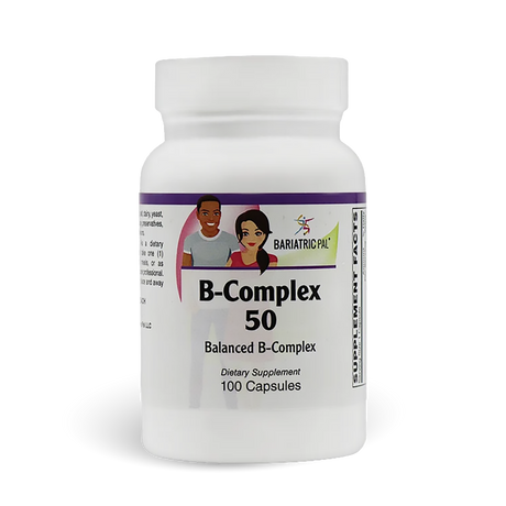 BariatricPal Sustained Release B‑Complex 50 vitamin bottle