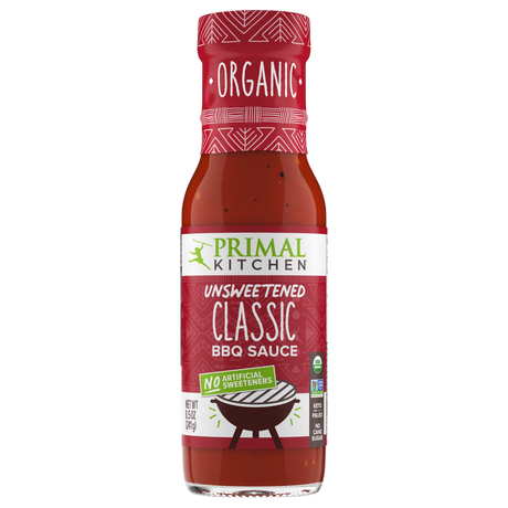 Salsa BBQ sin Azúcar de Primal Kitchen, Orgánica - 241 g / Clásico
