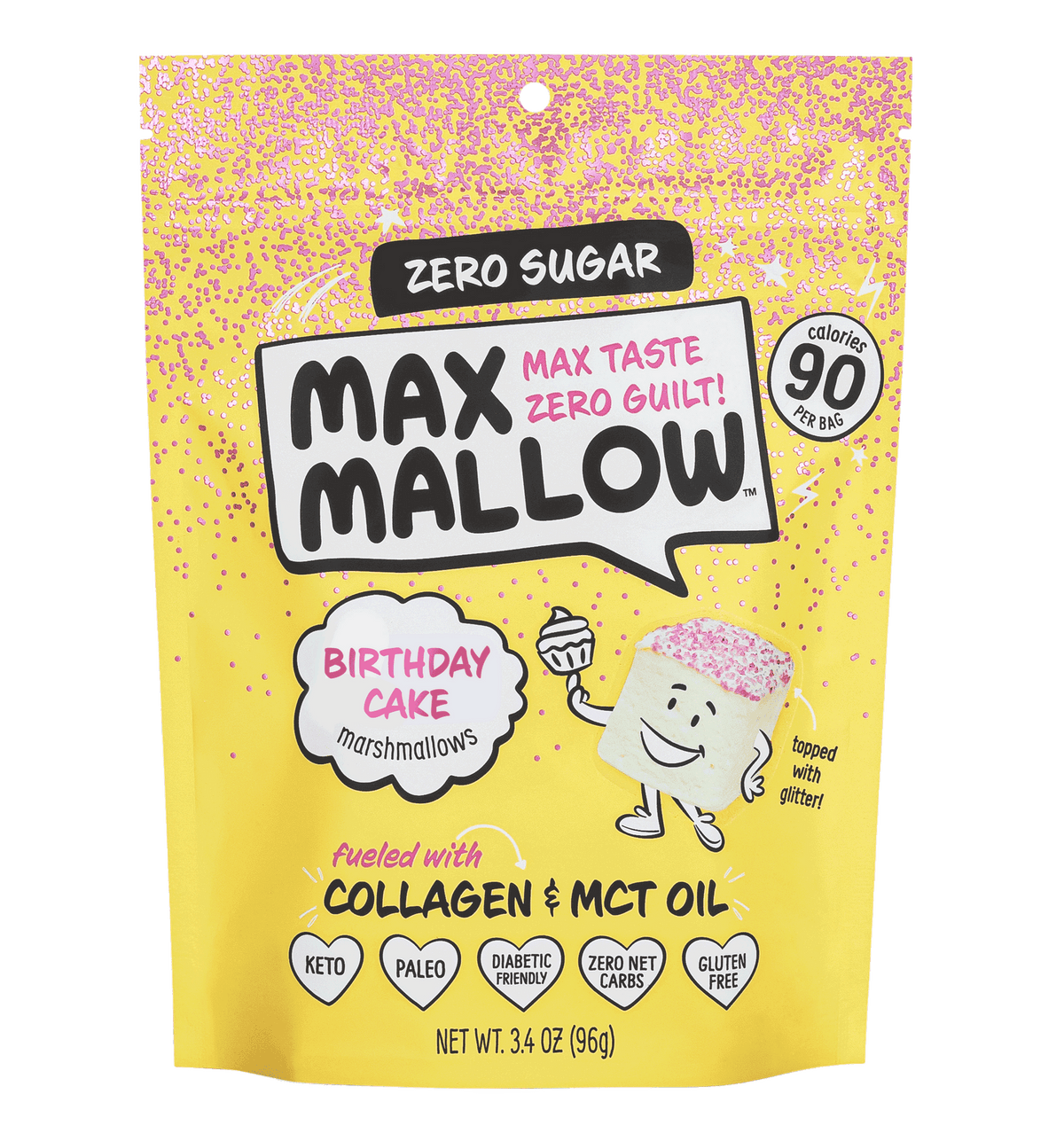 Know Brainer Foods Max Mallow Sugar Free Marshmallows by Know