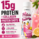 BariatricPal 15g Whey & Collagen Complete Protein Shots - Pink Lemonade