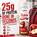 BariatricPal 25g Whey & Collagen Complete Protein Power Shots - Crisp Apple