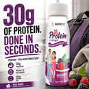 BariatricPal 30g Whey & Collagen Complete Protein Power Pro Shots - Wild Berry