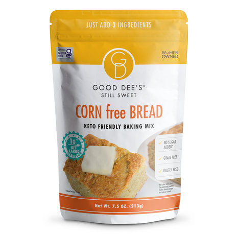 Good Dee's Low Carb Corn (free) Bread Mix 7.5 oz