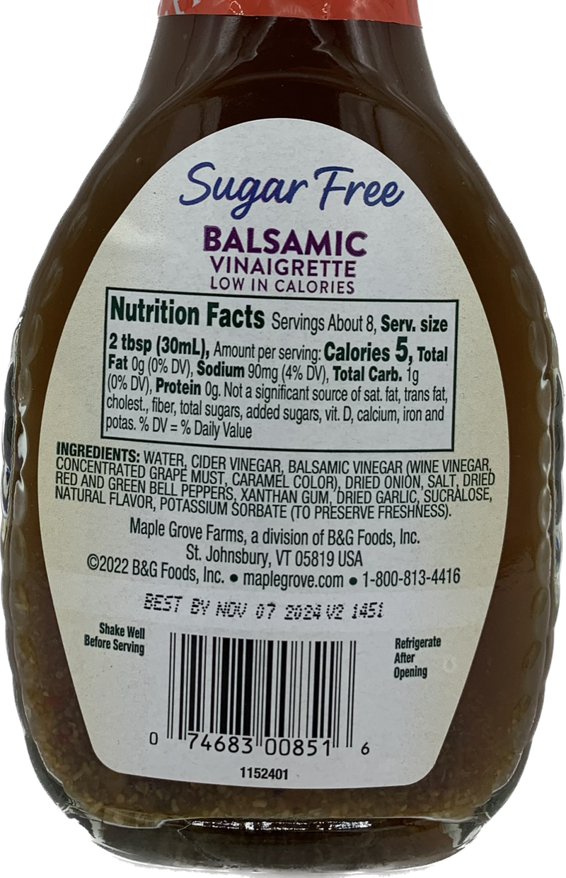 Maple Grove Farms Sugar Free Salad Dressing by Maple Grove Farms - Exclusive Offer at $3.19 on Netrition Maple Grove Farms Sugar Free Salad Dressing by Maple Grove Farms - Exclusive Offer at $3.19 on Netrition
