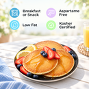 BariatricPal Protein Pancakes, each serving has 120 calories, 12 grams of protein and 5 grams of fiber; seven packets per box.