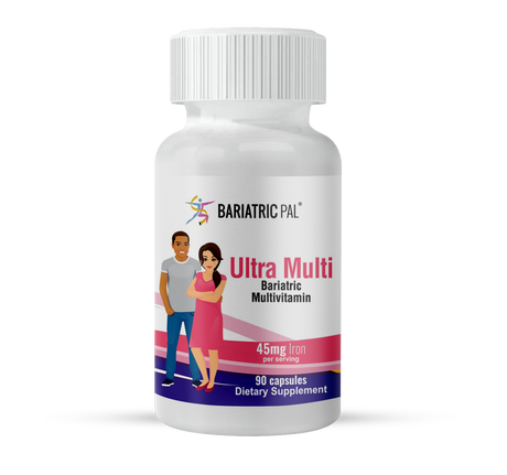 BariatricPal Ultra Multi: Cápsulas multivitamínicas bariátricas de alta potencia para cirugías malabsortivas (LIQUIDACIÓN: Consumir preferentemente antes del 30 de septiembre de 2026) - Suministro para 30 días