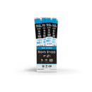 A package of Nick's Sticks beef sticks displays multiple sticks with nutritional information, highlighting 10 grams of protein, 110 calories, and zero sugar per serving.