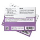 A product packaging displaying instructions and ingredients for a topical patch, emphasizing daily application and benefits of the Berberine Herbal Complex.