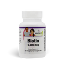 Biotin 5,000 mcg Easy Swallow Vegetarian Capsules by BariatricPal - 60ct.
