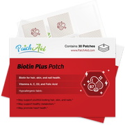 Parche de vitaminas Biotina Plus para cabello, piel y uñas de PatchAid
