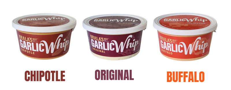 Brala's Best Garlic Whip - Spread & Dip