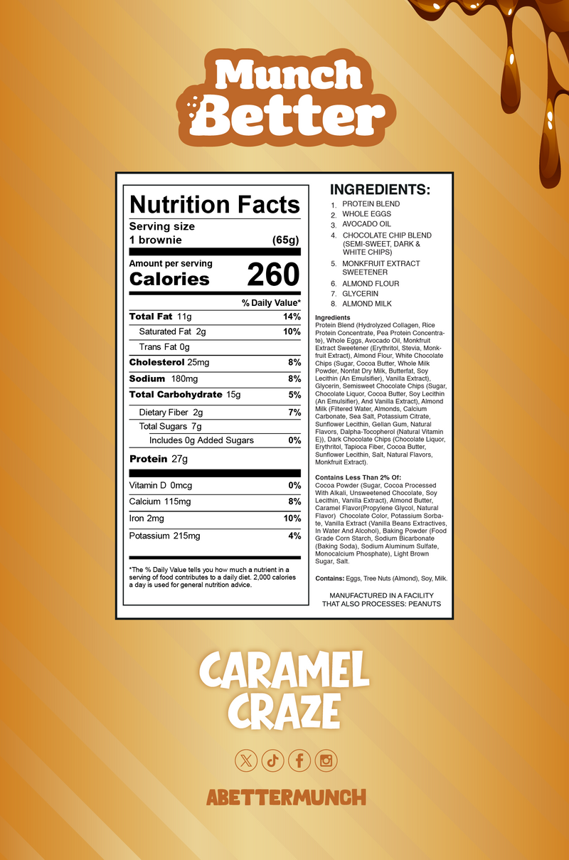 Munch Better Protein Brownies