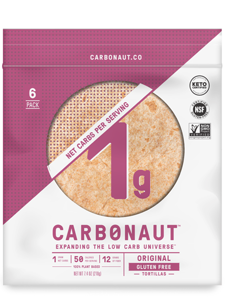 Carbonaut Low Carb Gluten Free Tortillas, 7.4 oz
