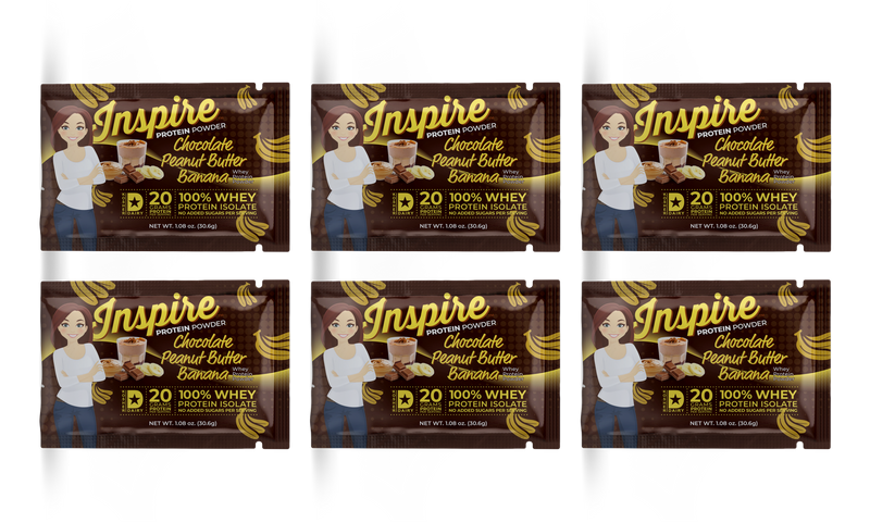 Inspire Chocolate Peanut Butter Banana Protein Powder by Bariatric Eating