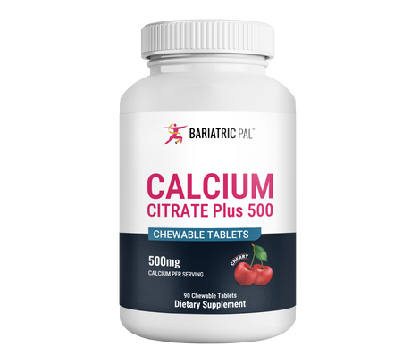 BariatricPal Calcium Citrate 500mg Chewable - Cherry