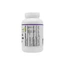 Bottle of calcium & magnesium citrate  dietary supplements, showing the side label with supplement facts.