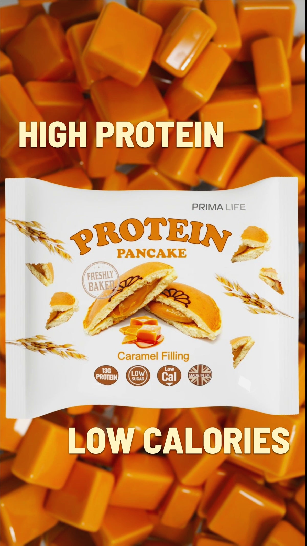 Fluffy High Protein Pancakes with Luscious Creamy Fillings by Prima Life by  Prima Life - Exclusive Offer at $2.99 on Netrition