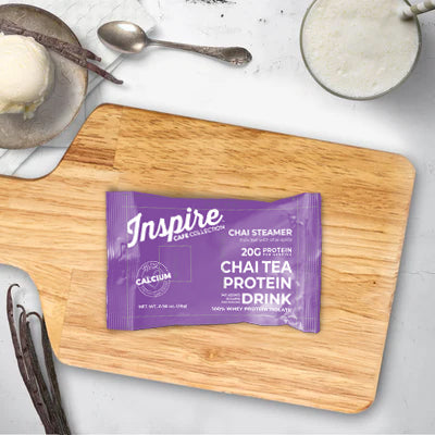 Inspire Chai Steamer Protein Powder by Bariatric Eating