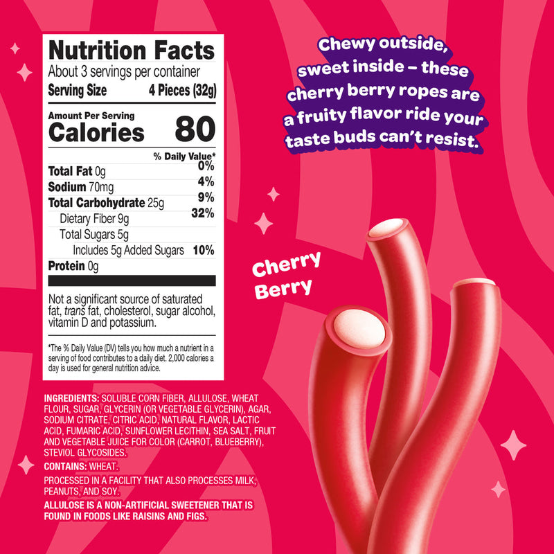 Joyride Cherry Berry Ropes, 3.5 oz