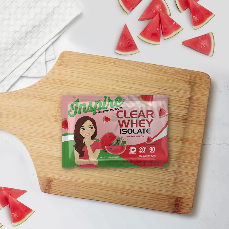 Inspire Gluten Free Clear Whey Protein Powder by Bariatric Eating- Watermelon