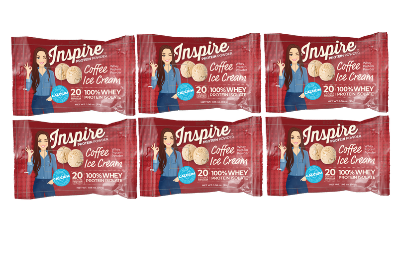 Inspire Coffee Ice Cream Protein Powder by Bariatric Eating