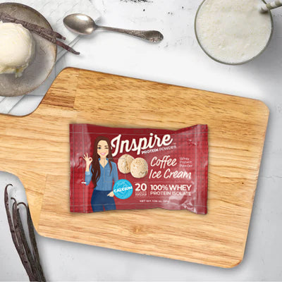 Inspire Coffee Ice Cream Protein Powder by Bariatric Eating