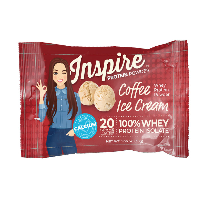 Inspire Coffee Ice Cream Protein Powder by Bariatric Eating