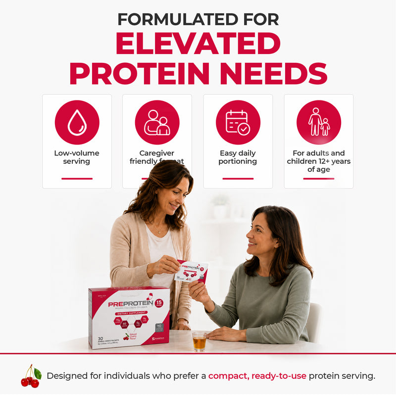 Pre-protein®15 Liquid Predigested Protein - Cherry