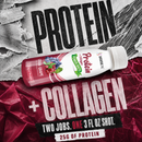 BariatricPal Cran-Grape Protein + Collagen Power Shot with 25 grams of protein in a 3-fluid-ounce bottle.