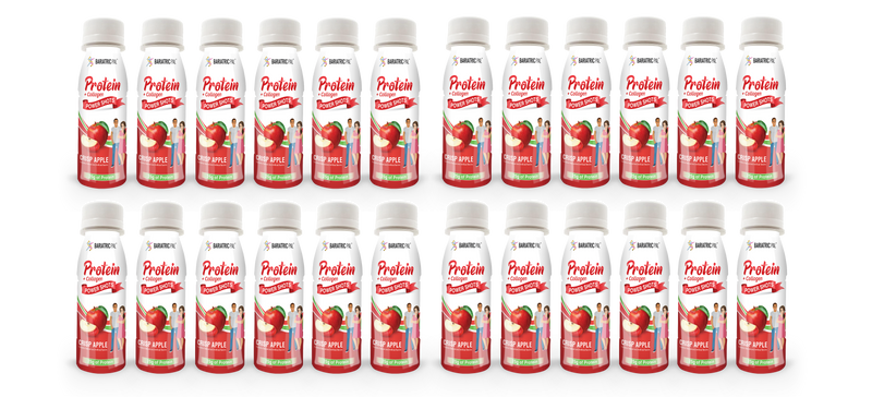 BariatricPal 25g Whey & Collagen Complete Protein Power Shots - Crisp Apple