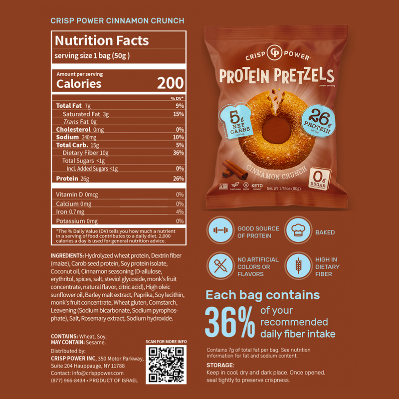 Protein Pretzels by Crisp Power