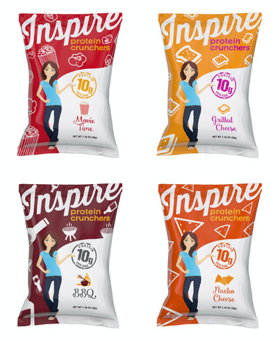 Inspire Protein Crunchers by Bariatric Eating - Variety Pack