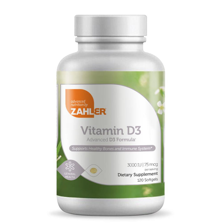 Vitamin D3 Kosher Softgels by Zahler
