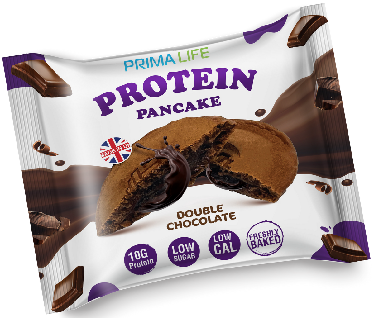 Fluffy High Protein Pancakes with Luscious Creamy Fillings by Prima Life by  Prima Life - Exclusive Offer at $2.99 on Netrition