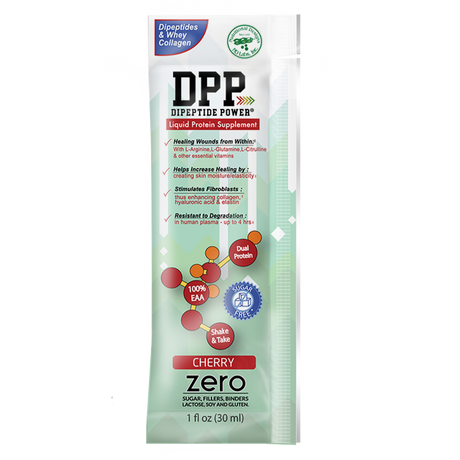 DPP Dipeptide Power® Wound Healing Liquid Supplement by Nutritional Designs - Cherry / 1  Fl Oz Packet