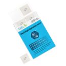 A box of PatchAid Electrolyte Hydration Patches is shown, featuring a blue label with product information, and one patch is placed beside the box, emphasizing its use for hydration and mineral balance.