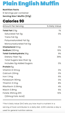 Schmidt / Old Tyme 647 English Muffins 6 muffins