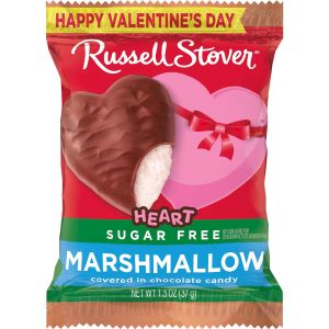 Russell Stover Sugar Free Chocolate Marshmallow Heart, 1.3 oz