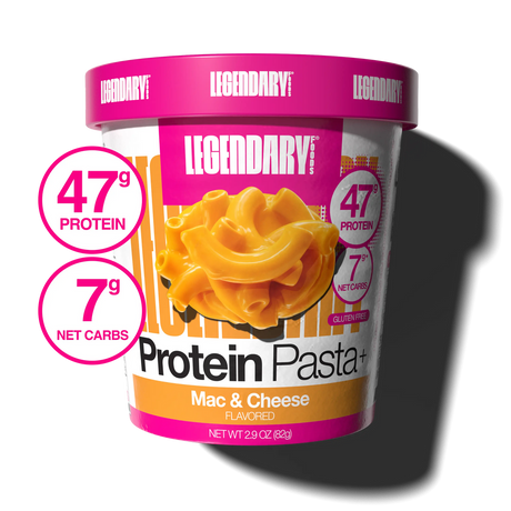 Legendary Foods Vasos de Pasta con Proteínas+ - Macarrones con queso