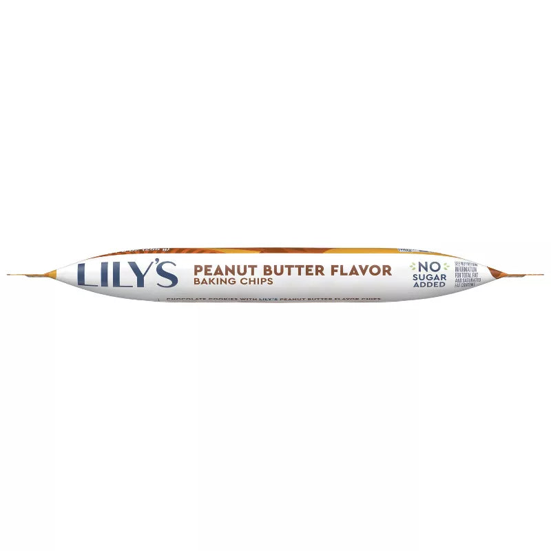 Lily's Peanut Butter Flavor Baking Chips No Sugar Added 9oz