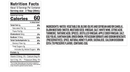 A nutrition facts label displays serving size, calories, and ingredient details for a condiment, highlighting its components like vegetable oil blend, Dijon mustard, and preservatives.